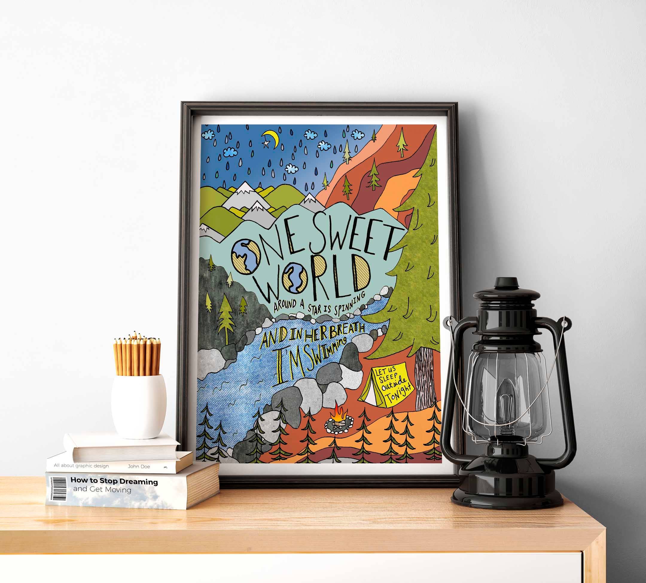 jessie husband - Wholesale Art Print - One Sweet World, Dave Matthews Band lyrics1