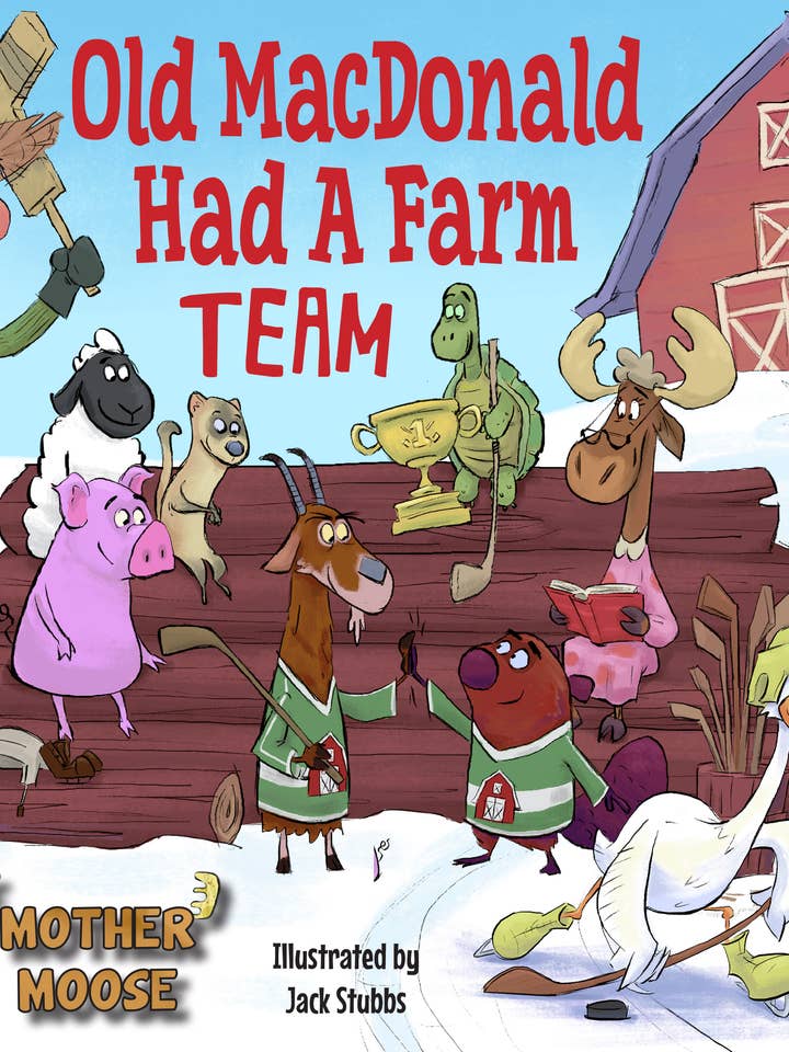 Old Macdonald Had A Farm Team (board book) for wholesale by Taffy Tales Inc.