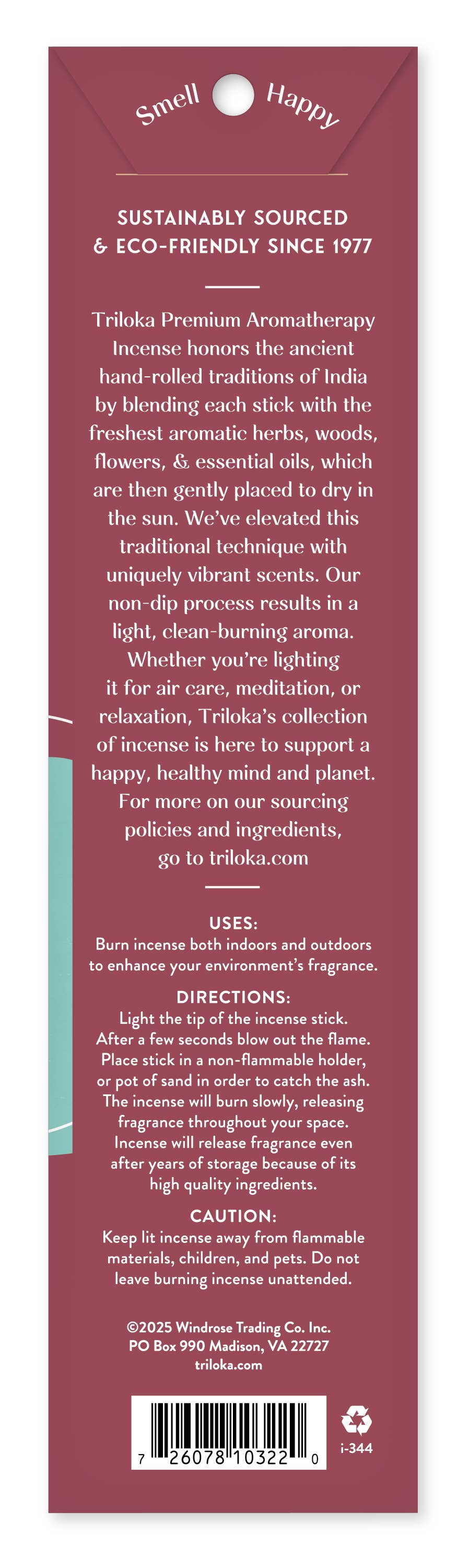 Triloka - Wholesale Incense - Triloka Rose Sandalwood Blend Premium Incense1