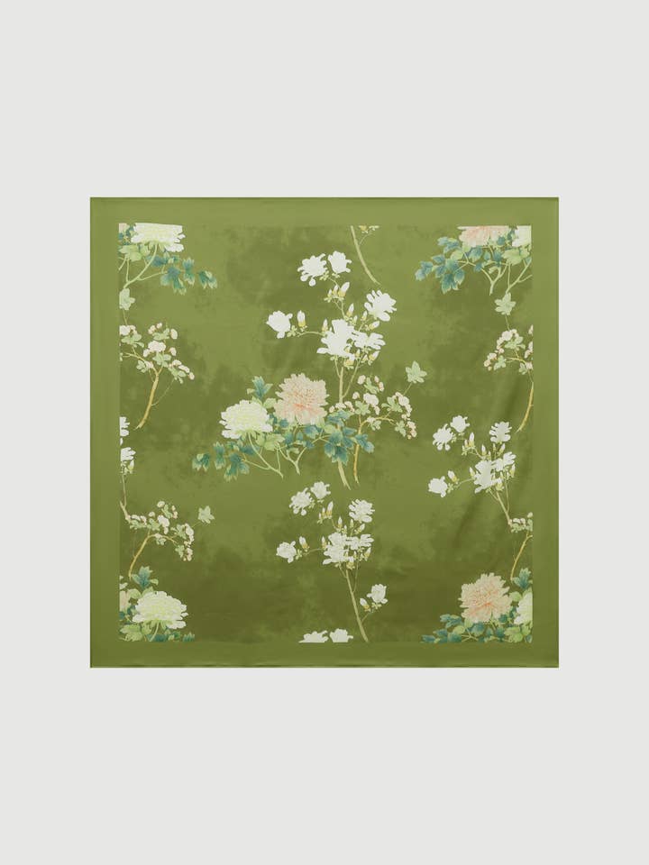 Floral Olive Kimono Robe for wholesale on Faire41