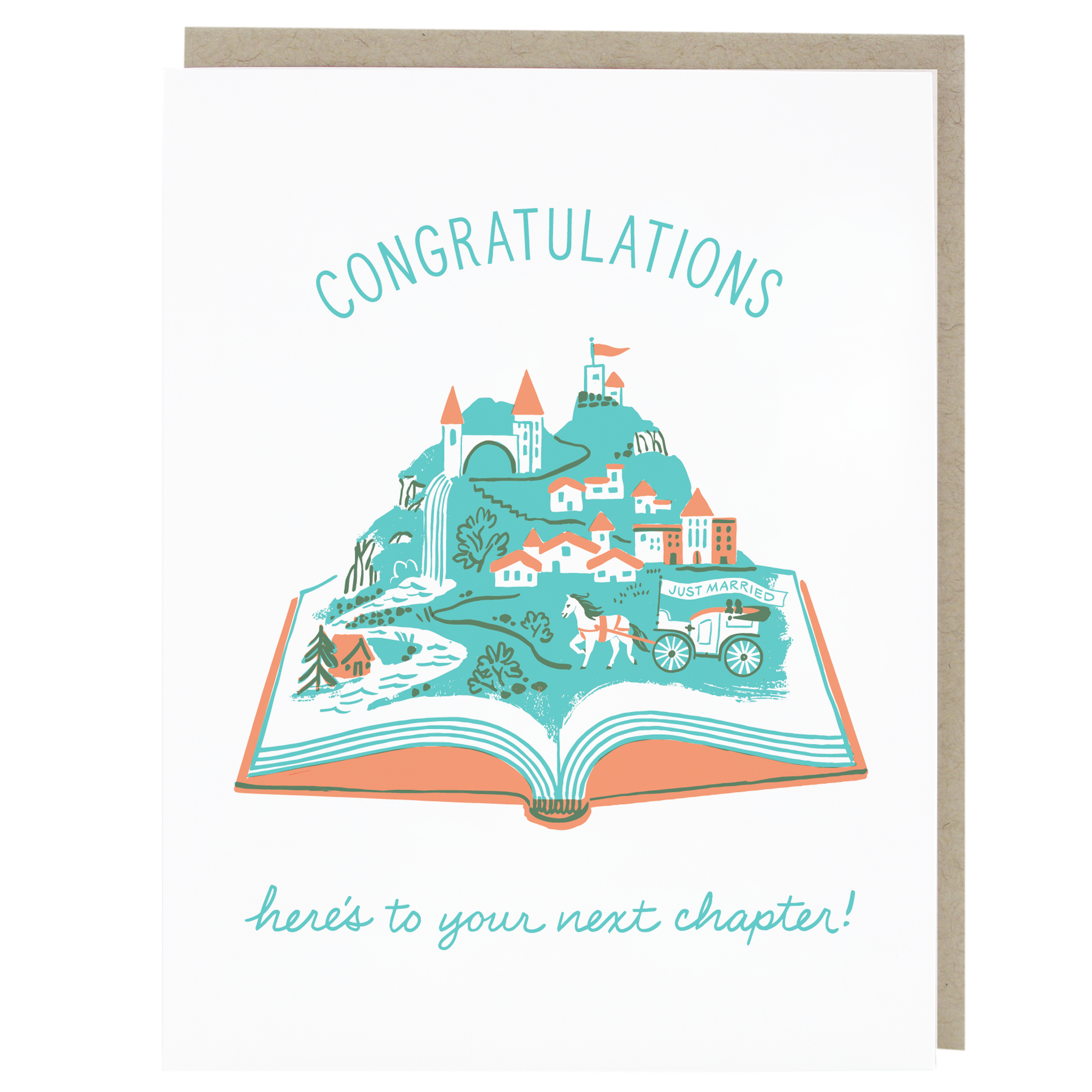 Smudge Ink - Wholesale Wedding Card - Storybook Wedding Card1