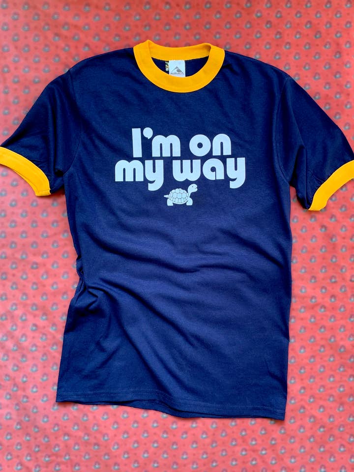 I'm On My Way Ringer Tee - Unisex for wholesale by MBMB