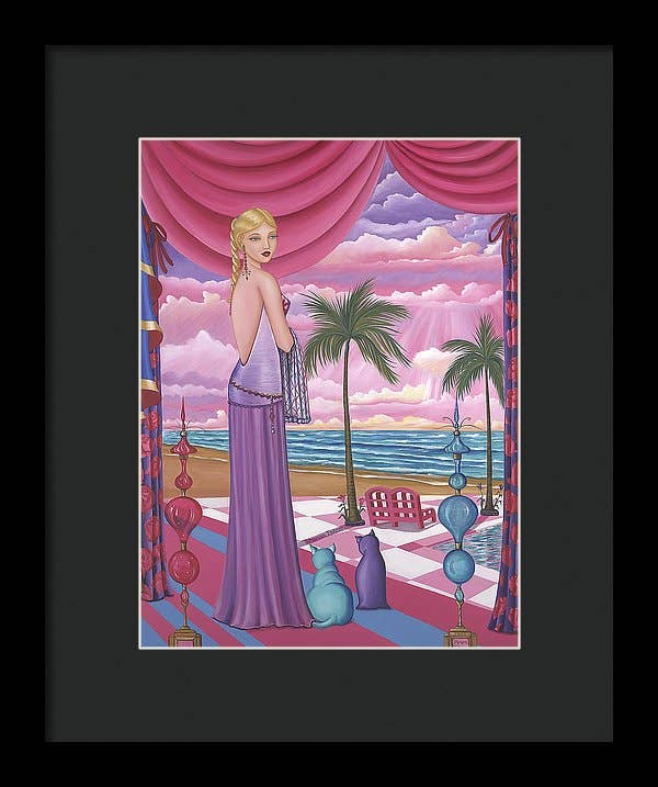 Sharon Tatem Fashion LLC - Wholesale Art Print - Melissa - Framed Print5