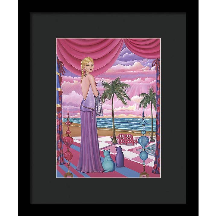 Sharon Tatem Fashion LLC - Wholesale Art Print - Melissa - Framed Print5