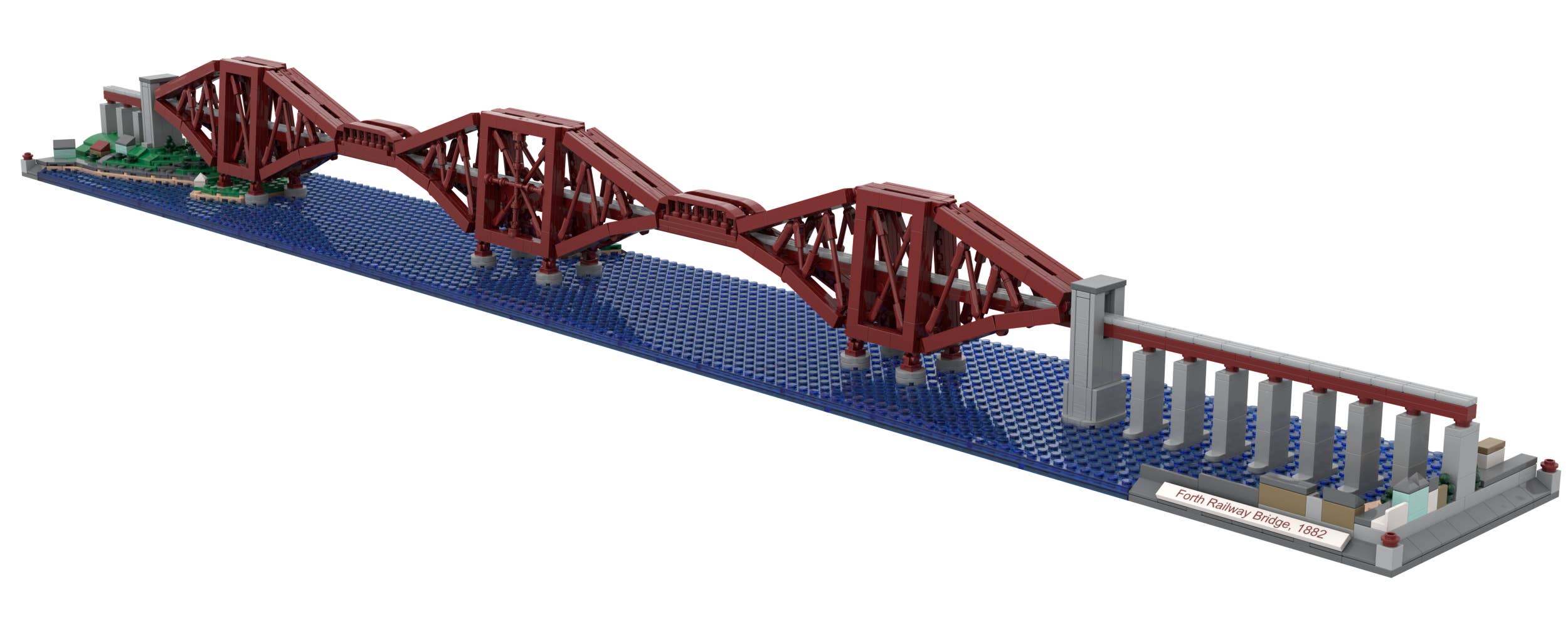 The Atom Brick - Wholesale Building set – Child - Forth Railway Bridge