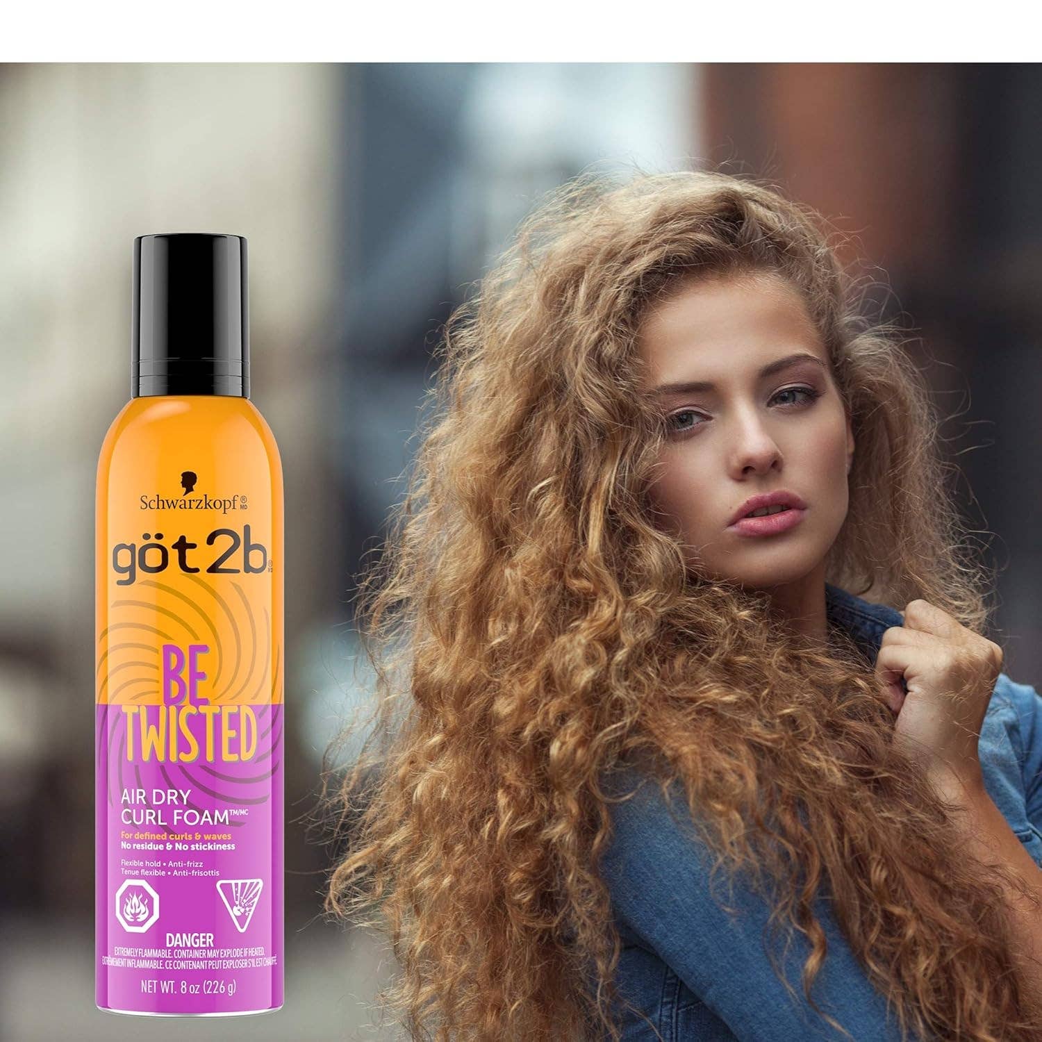 Innovarix – wholesale Hair styling gel/mousse – Be Twisted Air-dry Curl Foam - 8 Oz.3