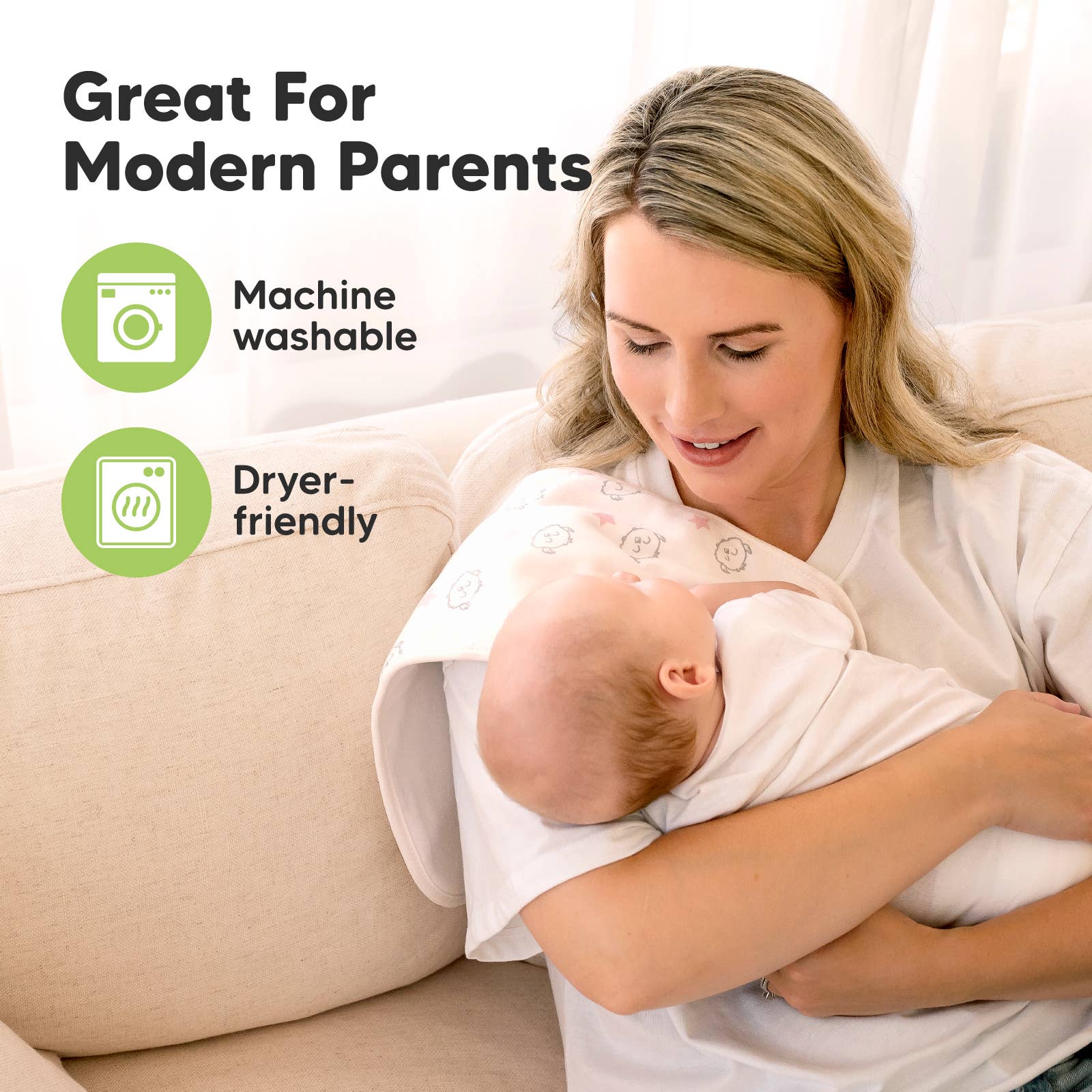 Söt Charm KeaBabies 5-pack urbana ekologiska haklappar för wholesale på Faire6