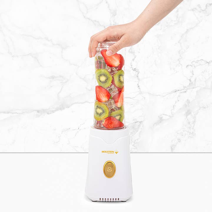 GOLDEN ELEGANCE PERSONAL TRAVEL BLENDER 20 OZ WHITE GOLD for wholesale on Faire3