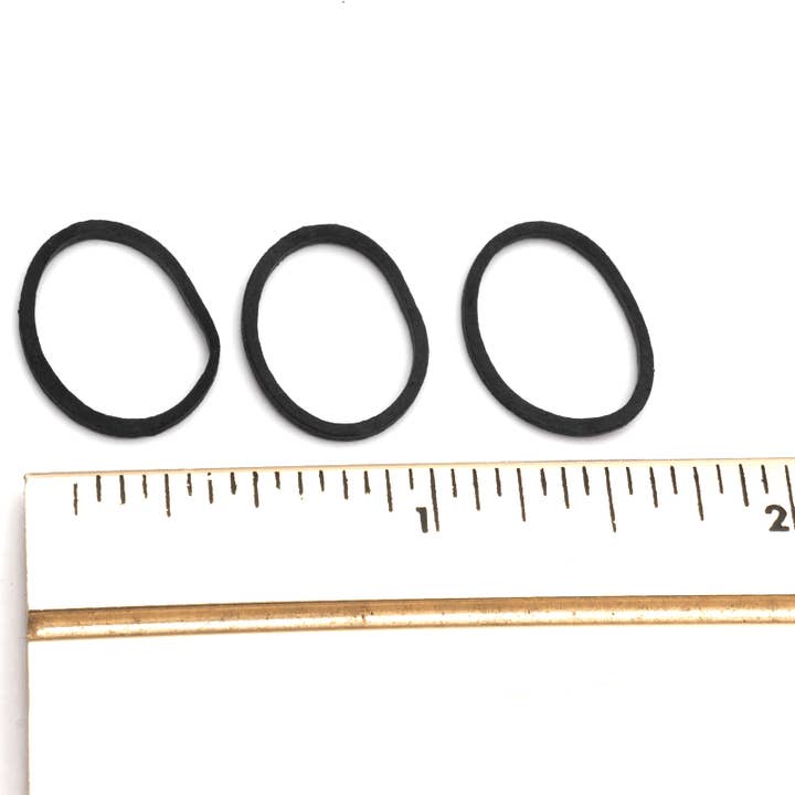 Annie International, Inc. - Vente Élastique à cheveux - Bandes en caoutchouc Annie, 500 carats, noires4