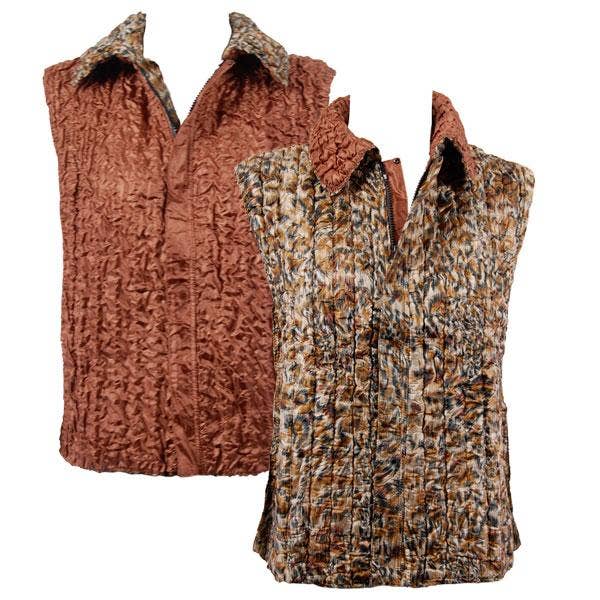 The Magic Scarf Company - Wholesale Outerwear Vest - Women's - 4537 - Quilted Reversible Vests15