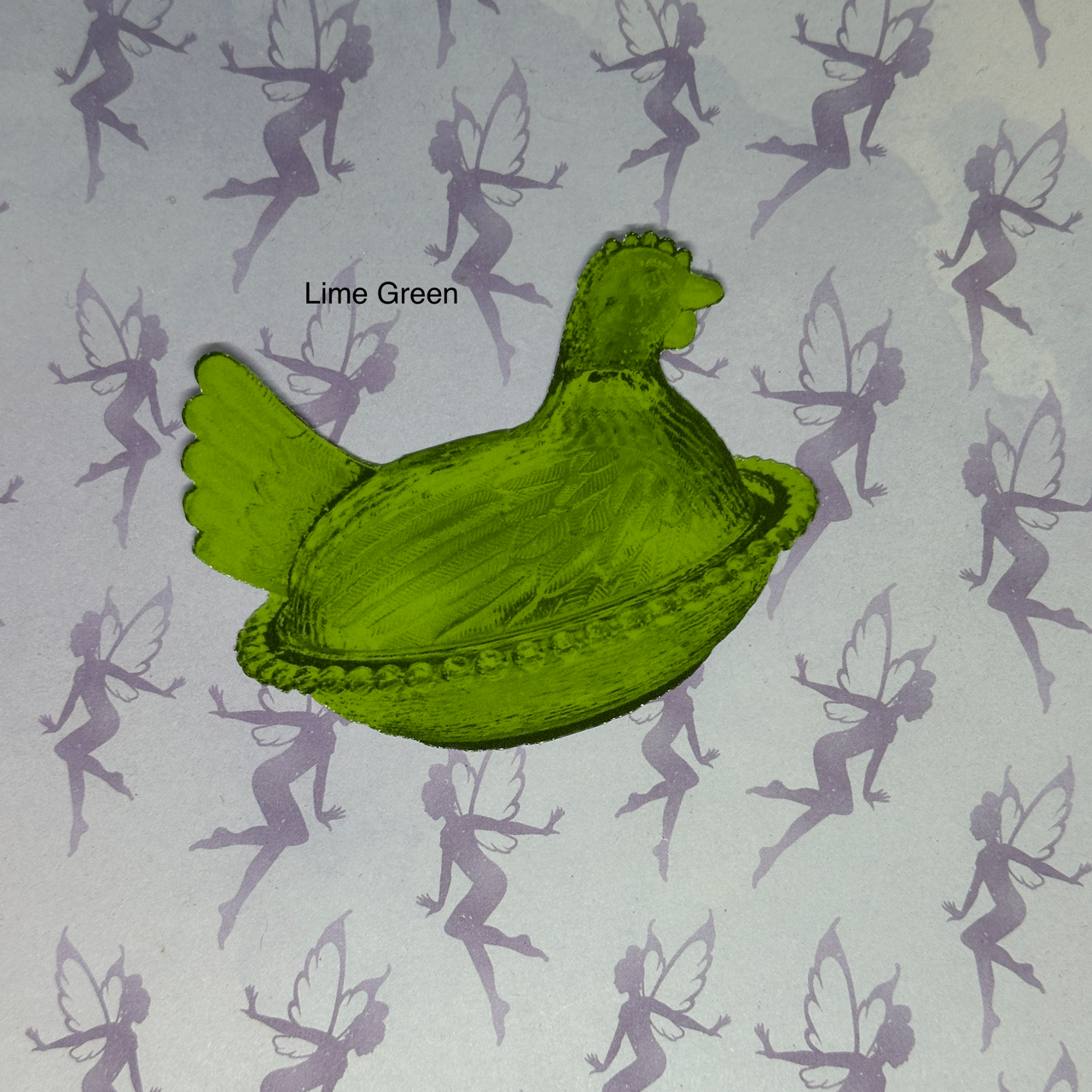 My Graphic Fairy Designs - Wholesale Sticker - Hen on Nest Sticker, Green Collection4