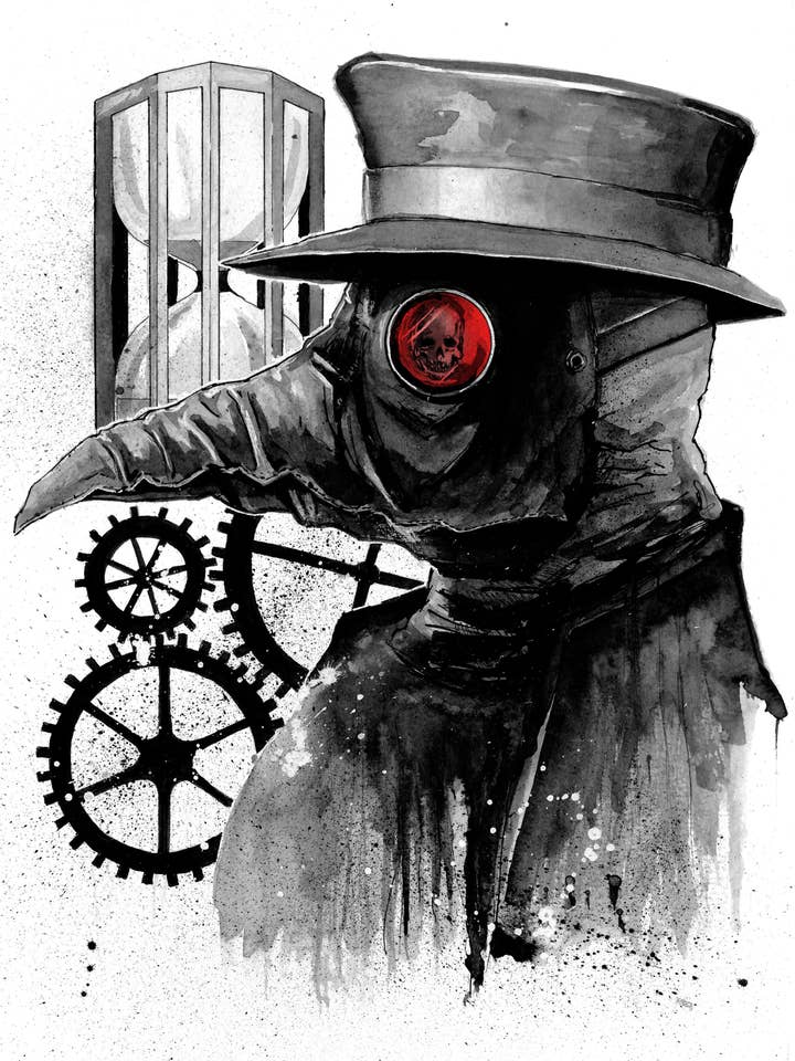 Stampa (8,5x11) - La piaga del tempo per la vendita all'ingrosso da parte di Ryan Stanley Artwork