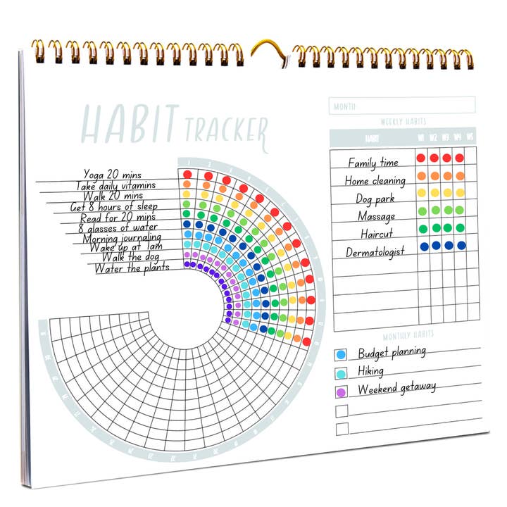 Lamare - Wholesale Calendar - Lamare Habit Tracker Journal – Daily & Monthly Goal Planner5