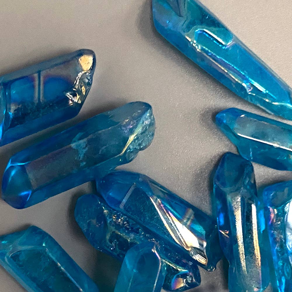 VIE – wholesale Spiritual stone/crystal – Electroplated Quartz Points, 2-3cm, Single4