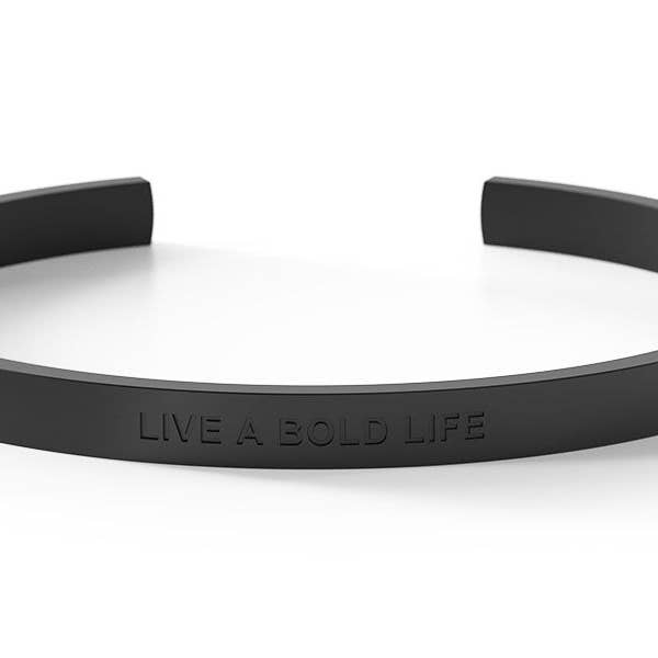 Be. Bangles - Wholesale Bangle bracelet - Live A Bold Life (And Fuck What Anyone Else Thinks) - SECRET BANG6