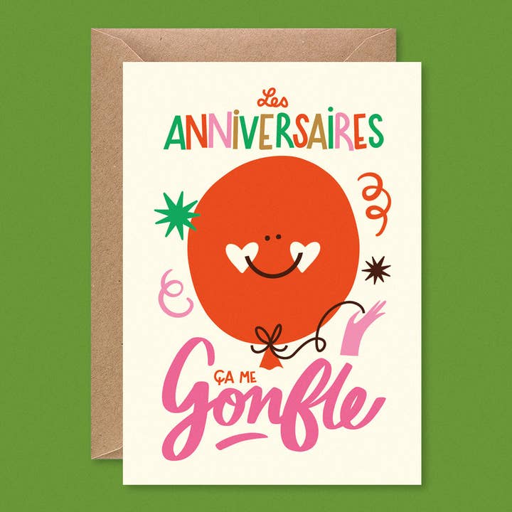 Lulu la nantaise - Wholesale Birthday Card - It's getting on my nerves - Greeting card