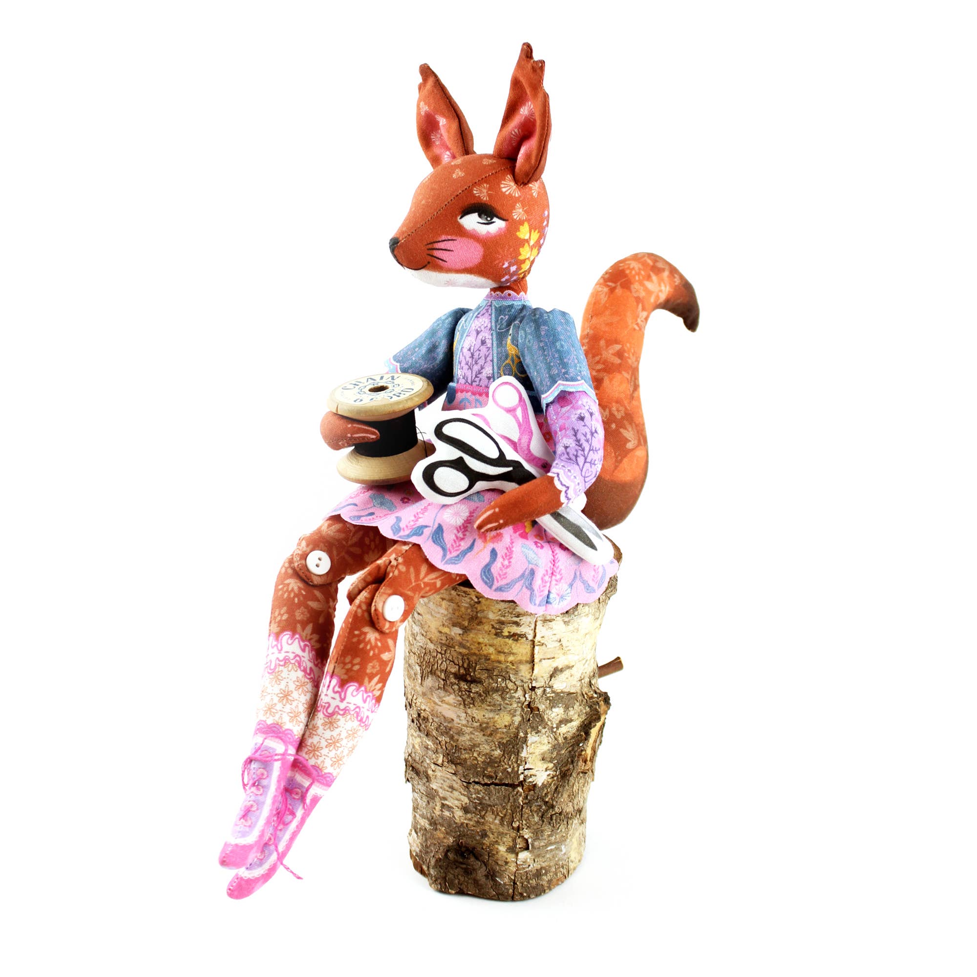 Miss Ella - Wholesale DIY Craft Kit - DIY Kit - Sami the Sewing Squirrel sewing kit 5