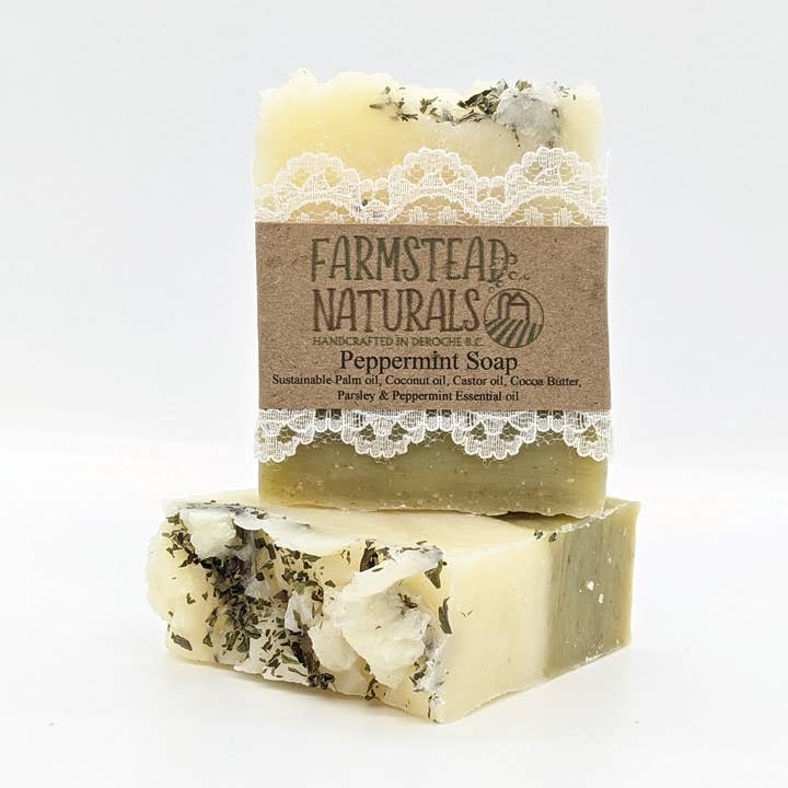 Handgemachte Pfefferminzseife, Großpackung, Farmstead Naturals für den Großhandel von Farmstead Naturals