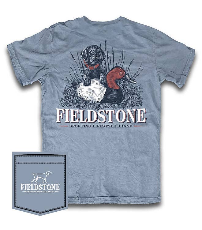 Fieldstone - Sporting Lifestyle Brand - Wholesale Screen Printed T-Shirt - Men's - Decoy Pup (796)0