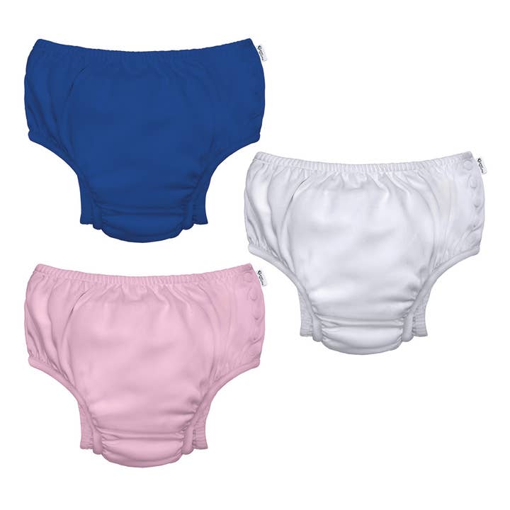 Green Sprouts - Wholesale Swim Diaper - Baby - Eco Snap Swim Diaper-Assorted Solids