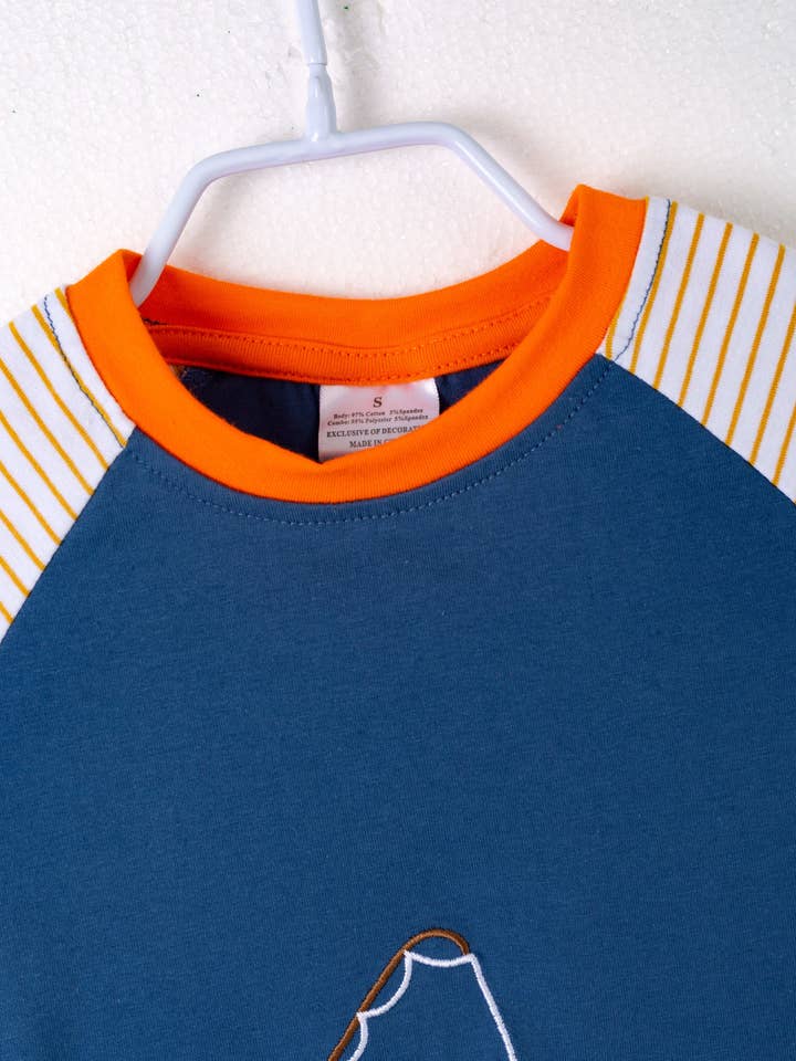 littleoneusa - Wholesale T-Shirt - Kids - Spring 2024 Blue Fish Boy Top Clothing