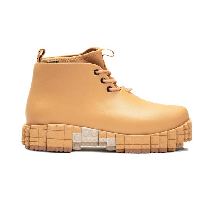 Ccilu Men's Chunky Boots High-Top Yellow for wholesale by Ccilu