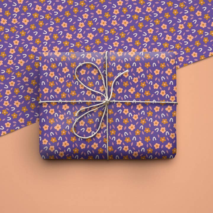 Edenwilde - Vente Feuille de papier cadeau - Papier d'emballage Falling Flowers2