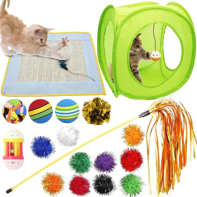Youngever - Wholesale Pet Toy - Cat - Youngever Cat Toys Kitten Toys(with Tunnel and Mat)