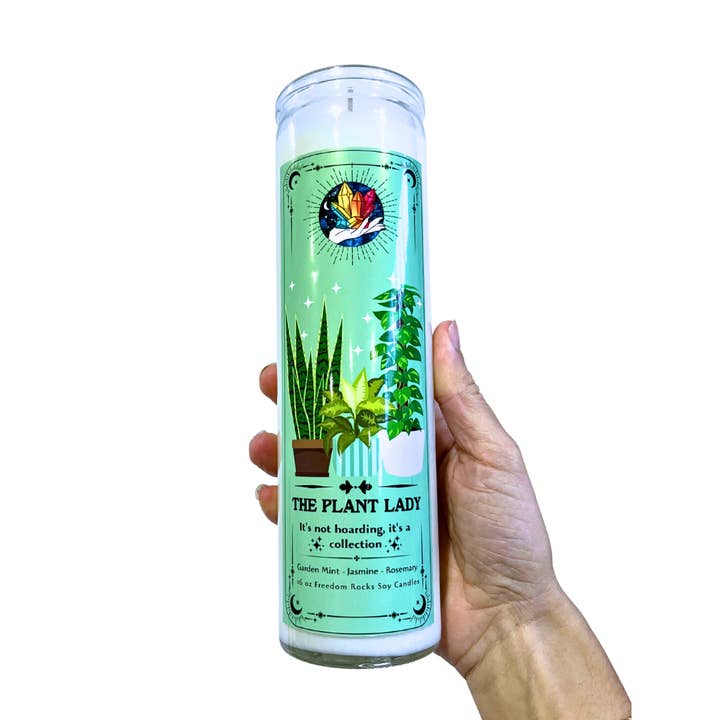 Bougie de prière parfumée entièrement naturelle The Plant Lady pour la vente par Freedom Rocks