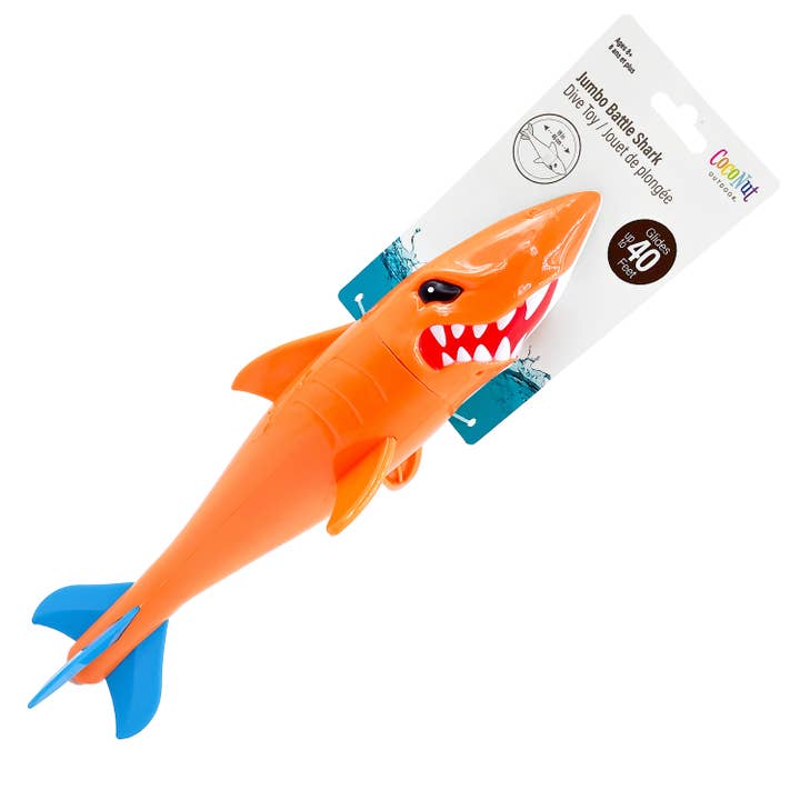 Salus Brands - Wholesale Beach/Pool Toy - Kids & Baby - 18" Jumbo Battle Sharks Dive Toys Assortment
