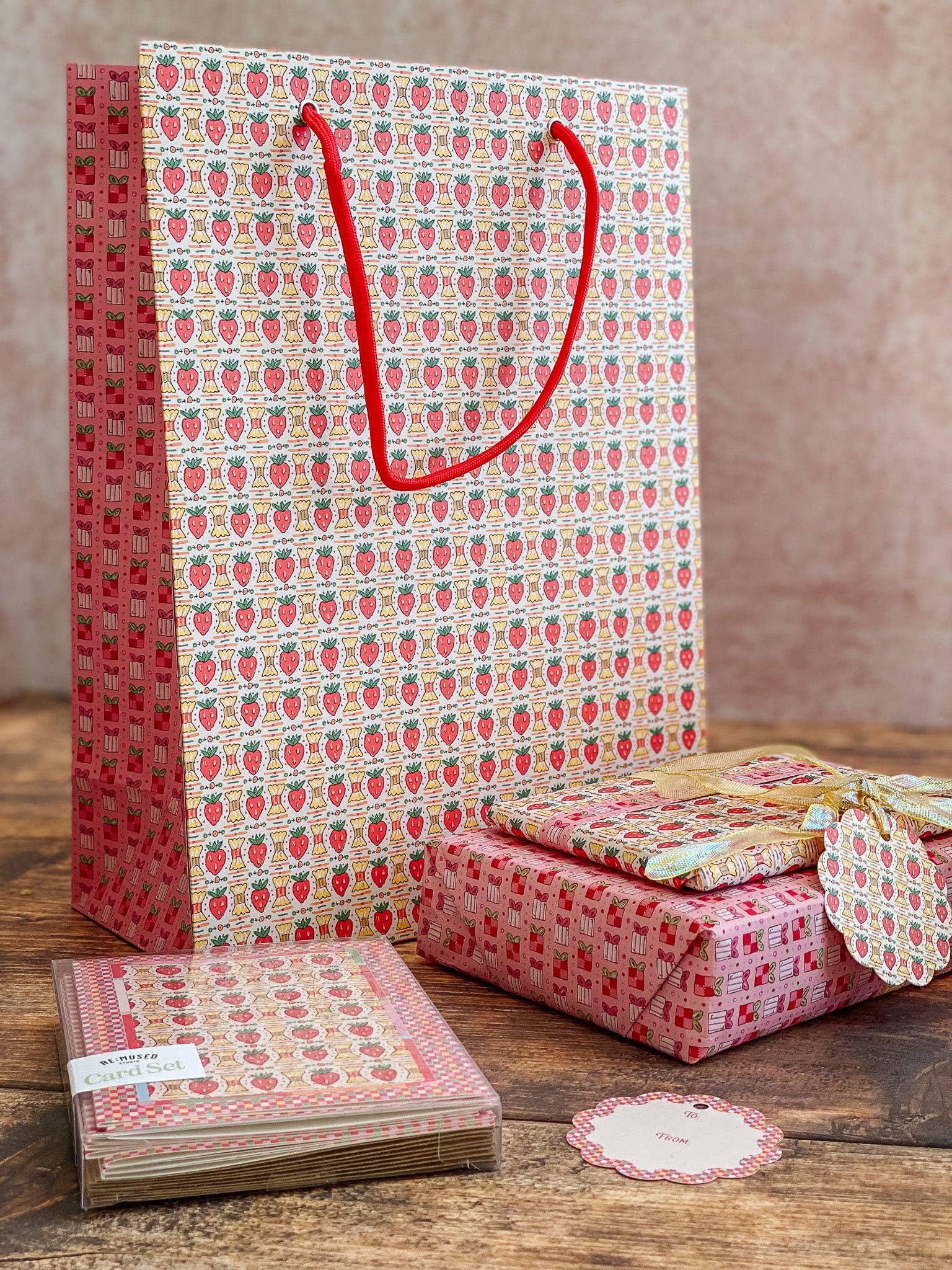 re:mused studio - Wholesale Gift Bag - Berry Birthday Gift Bag3