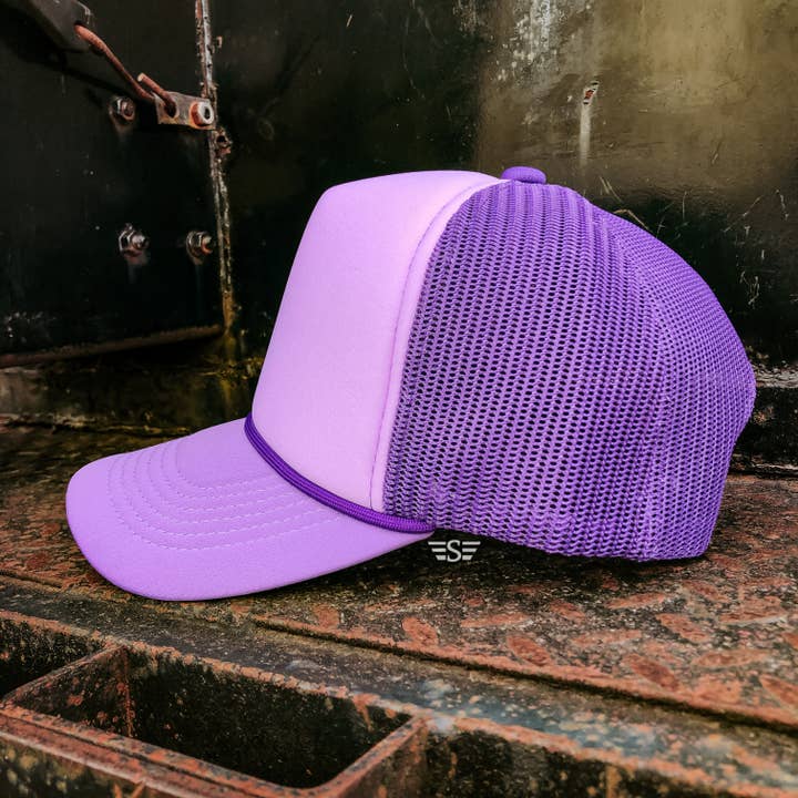 Flying S Company - Wholesale Trucker Hat - Unisex - Tri Color Mesh Back Foam Trucker Cap
