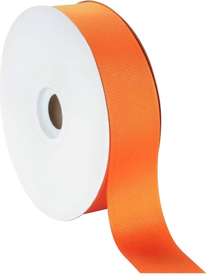 Grosgrain Torrid Orange 1-1/2" x 50 Yards for wholesale by Berwick Offray Ribbon
