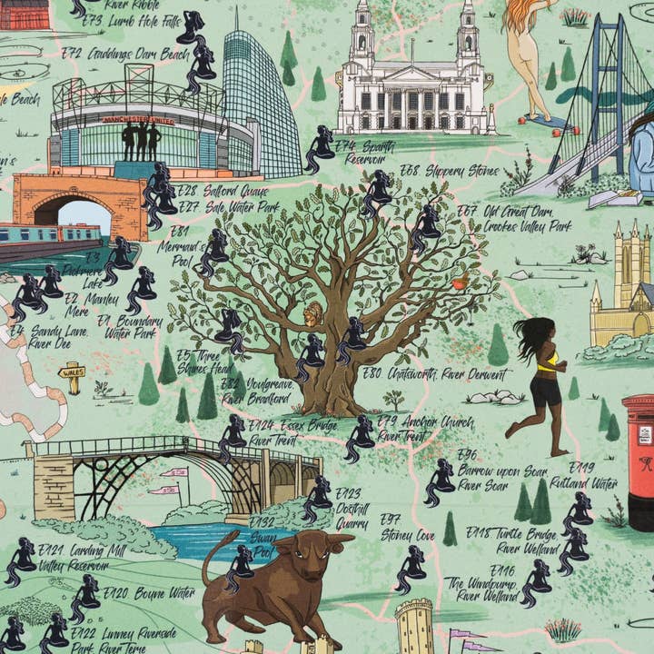 Salty Sisters – Transportation por atacado – Mapa de Natação de Inglaterra3