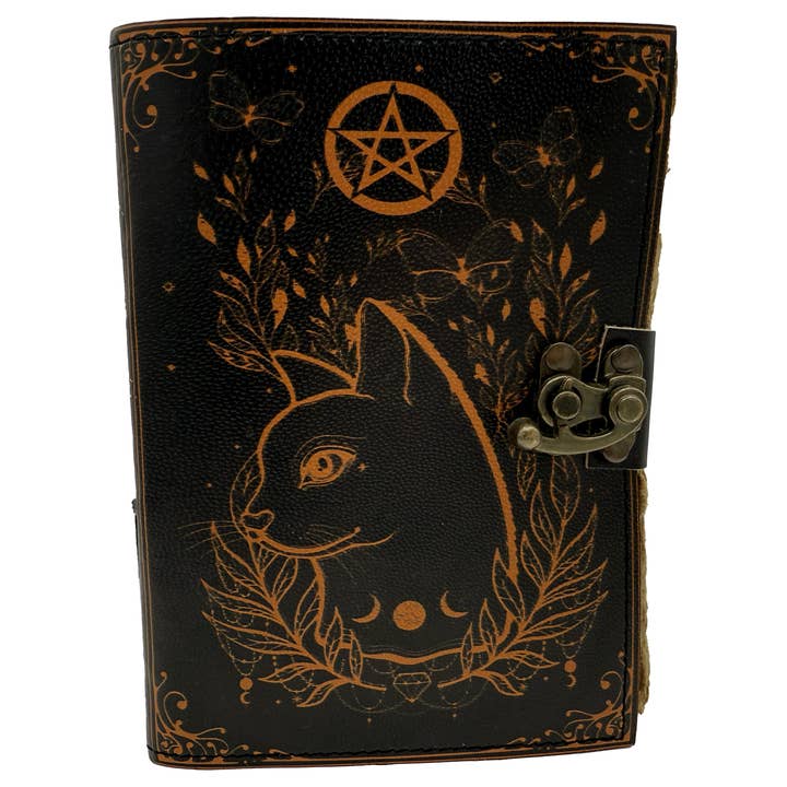 Grimoire Journal & Notebook - Leather Blank Spell Book for wholesale by Keskin