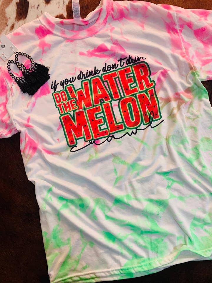 If you drink don’t drive do the watermelon crawl Tee for wholesale by The leopard shack