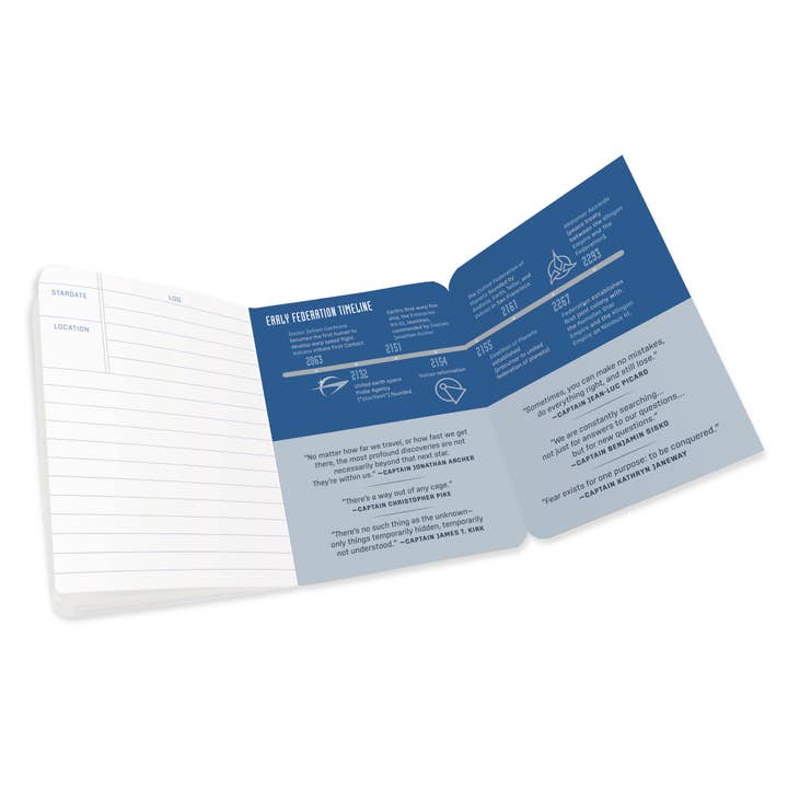 Unemployed Philosophers Guild - Wholesale Notebook - Full-Size Captain's Log Star Trek Notebook3