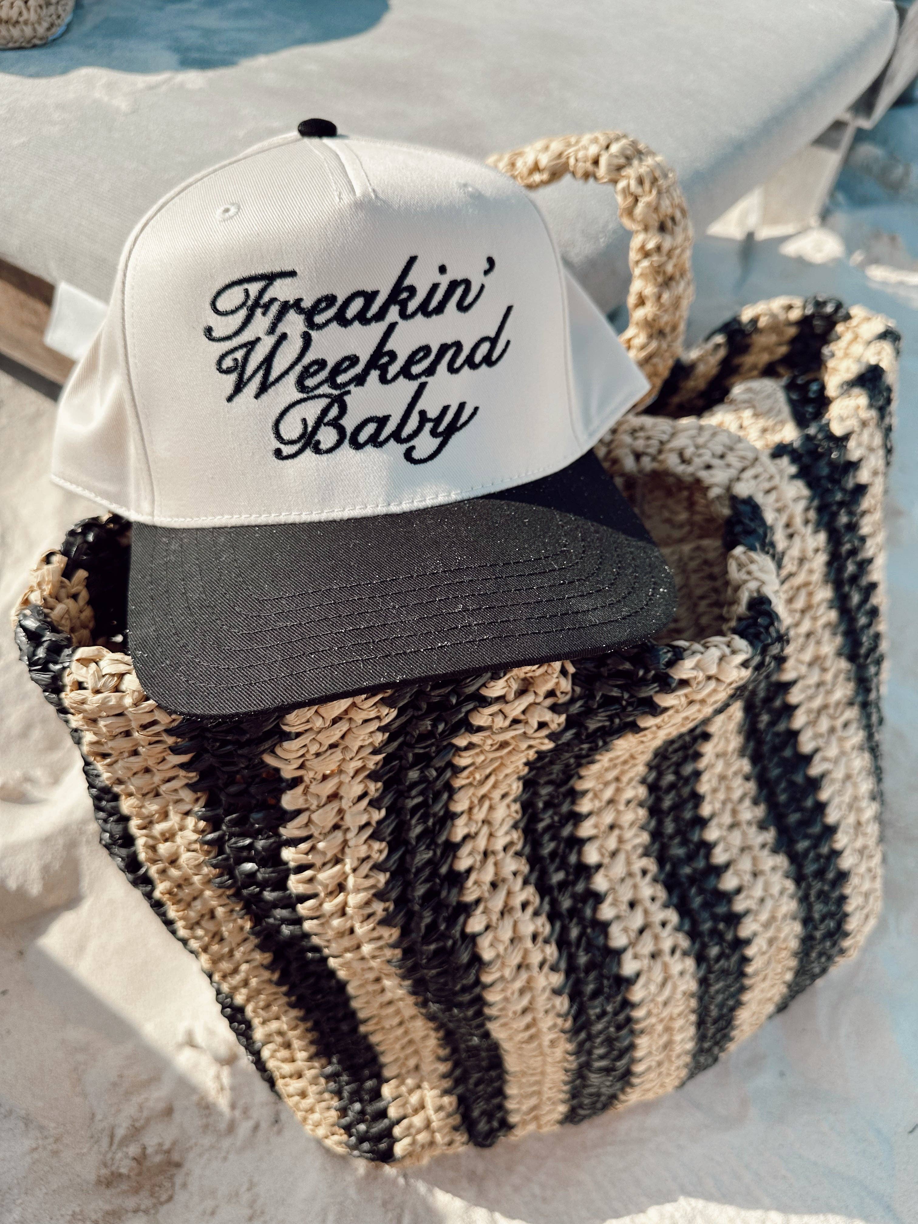 KENZKUSTOMZ - Wholesale Trucker Hat - Women's - Freakin' Weekend Baby - Vintage Trucker Hat10