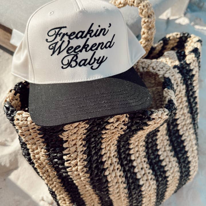 KENZKUSTOMZ - Wholesale Trucker Hat - Women's - Freakin' Weekend Baby - Vintage Trucker Hat10