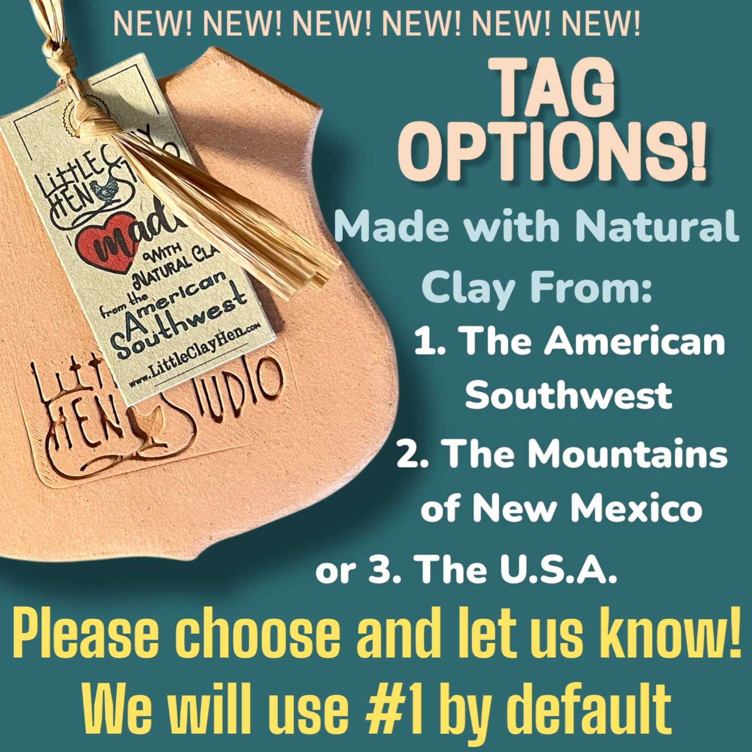 Little Clay Hen - Wholesale Ornament - Peacock Artisanally Crafted Ornament3