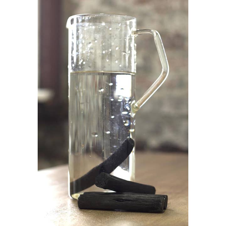 IPPINKA Made in Japan - Wholesale Water Filter - Binchotan Charcoal Water Filter - 33oz (1L) x 4 Sticks2