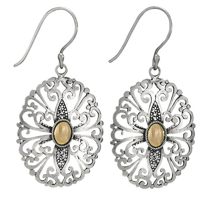 Tiger Mountain Jewelry - Wholesale Dangle Earrings - The Shine Sterling Silver and 18kt GP Earrings