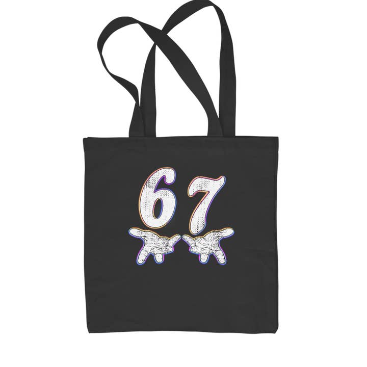 Sac de courses viral 67 Hands Meme Drill pour la vente par Expression Tees
