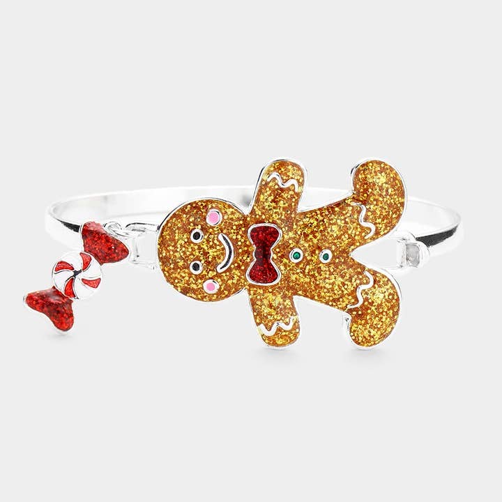 Pulseira de gancho de doces de homem de gengibre brilhante por atacado de Sensibling Corp.