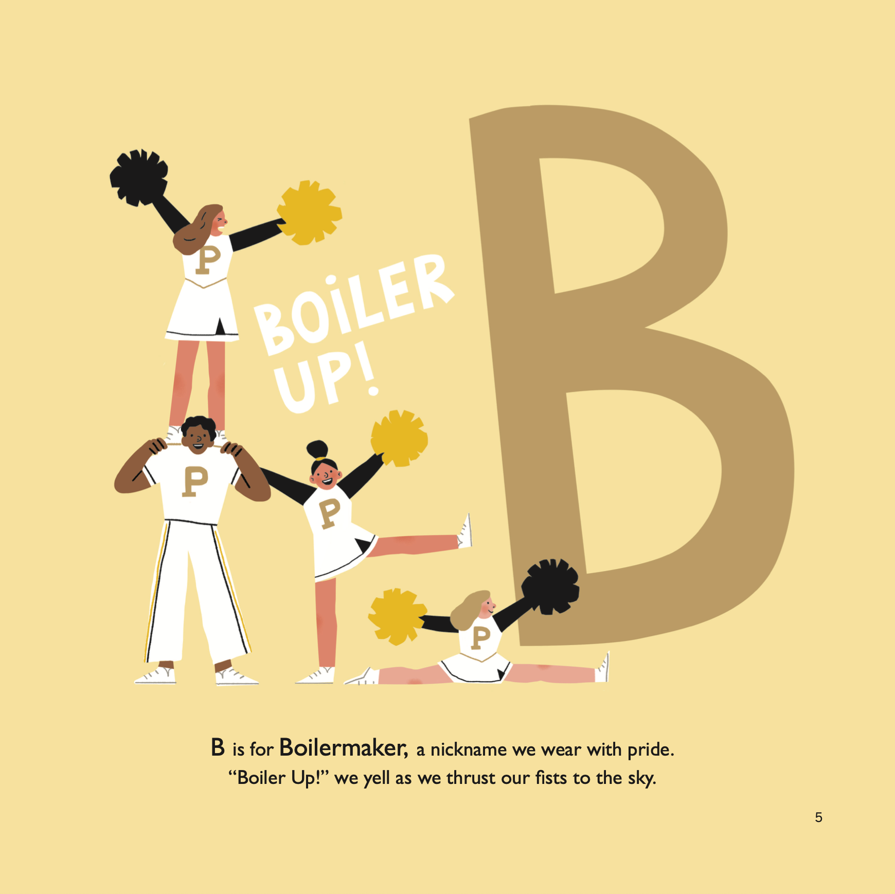 Collegiate ABCs - Wholesale Preschool Book (3-5) - Purdue University A to Z Children’s Book | Boilermakers Gift2