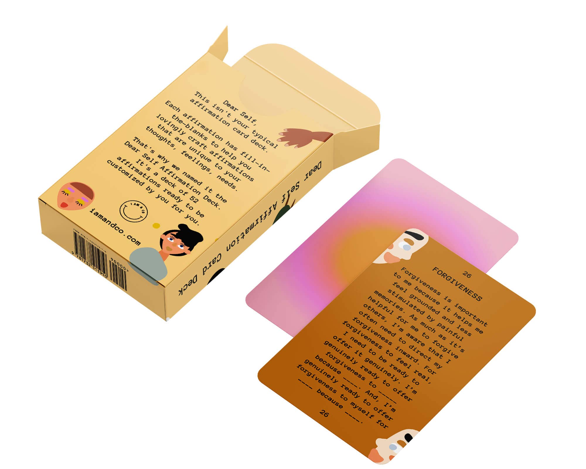 I AM Media LLC DBA I AM &CO – Großhandel Tarot-Karten – Liebe Selbstbestätigungskarten - 52 Karten Deck2