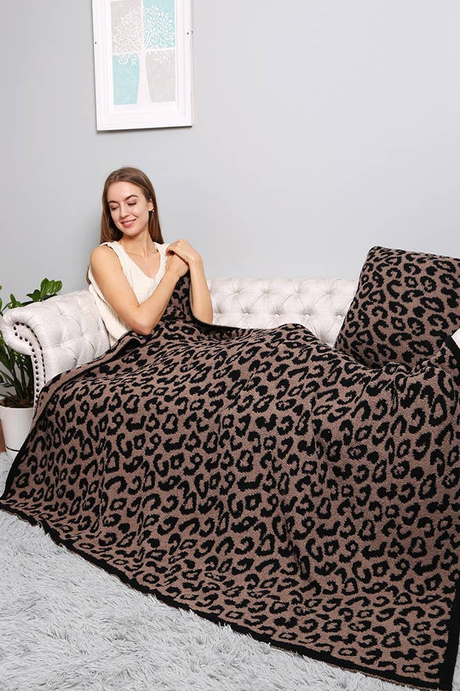 Hana - Wholesale Throw Blanket - Luxury Soft Leopard Print Throw Blanket29