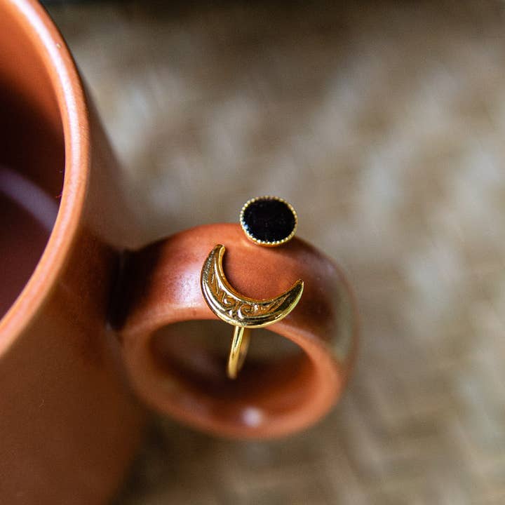 Délicat Fracas - Wholesale Band/Stacked Ring - LUNA ring2