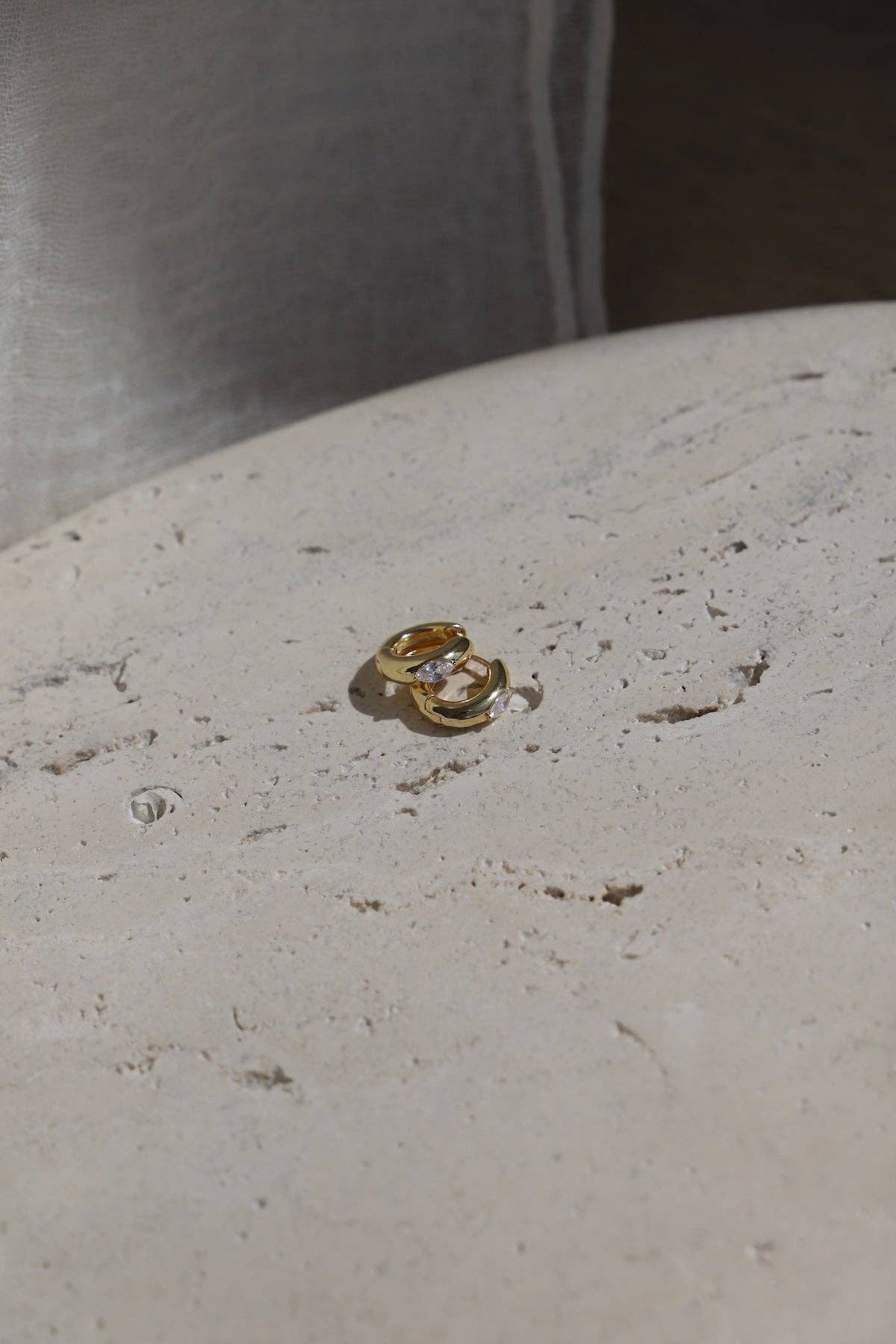 Katie Waltman Jewelry - Wholesale Huggie Earrings - AURUM HOOPS4