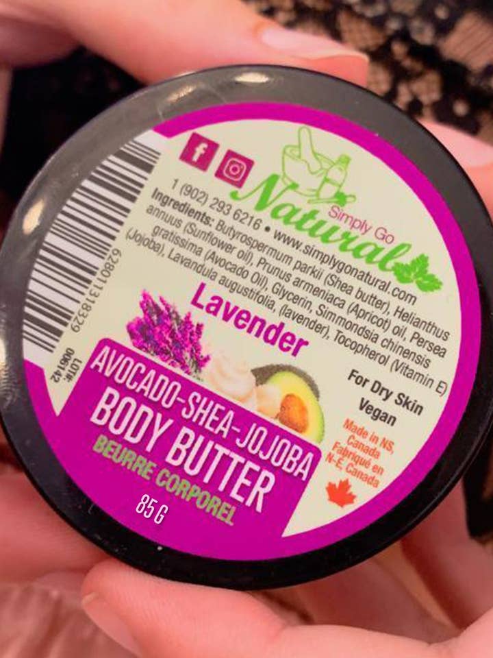 Body Butter- Avocado-Shea-Jojoba - Whipped-Lavender for wholesale by Simply GO Natural Cosmetics